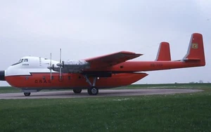 AIRCRAFT SLIDE N1601 ORAS H.S.660 ARGOSY reg 9Q-COE NOSE NOT CUT - Foto 1 di 1