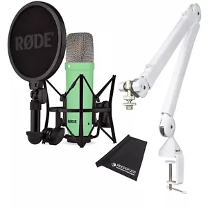 Rode NT1 Signature Green Mikrofon mit PSA1 W Plus Gelenkarm White - Bild 1 von 12