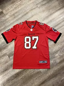 Maglia calcio Tampa Bay Buccaneers Rob Gronkowski rossa cucita MEDIA - Foto 1 di 4
