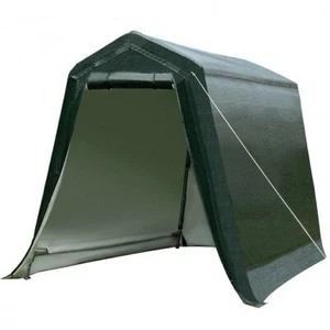 Outdoor Carport Shed with Sidewalls and Waterproof Ripstop Cover-6 x 8 ft - Colo - Picture 1 of 5