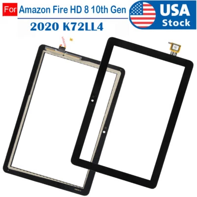Repair Parts Touch Screen Digitizer For Amazon Fire HD 8 10th Gen K72LL3 K72LL4 - Image 1 of 4