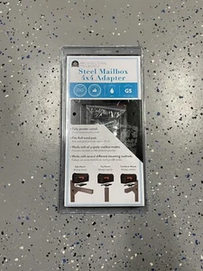 Steel mailbox 4x4 adapter with 3 mounting options - Picture 1 of 1