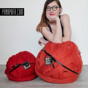 Chunky Yarn giant Merino Wool DIY Super Soft Arm Knitting Blanket Roving  US - Picture 1 of 11