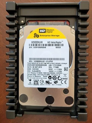 Western Digital VelociRaptor HP 600GB SATA III 10K 3.5" WD6000HLHX - Image 1 of 4