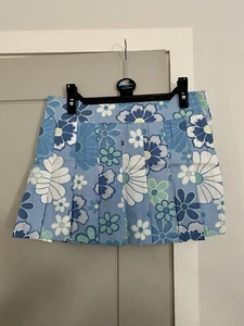Girls Pleated Skirt, Floral Tennis Size S - Picture 1 of 3