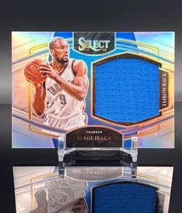 2021-22 Select Serge Ibaka #TM-SIB Throwback Memorabilia Oklahoma City Thunder - Picture 1 of 2