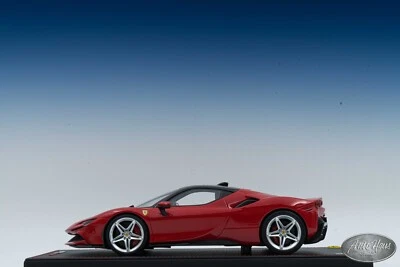 1/18 MR Collection Ferrari SF90 Stradale Rosso Corsa 🤝ALSO OPEN FOR TRADE🤝 - Image 1 of 4