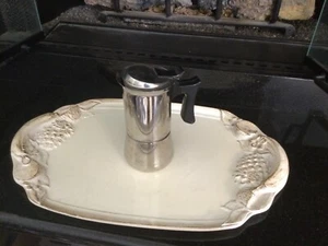 Nanni P&B EUROESPRESS Herdplatte Espressomaschine 18/10 Edelstahl - Bild 1 von 7