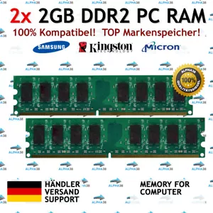 4 GB(2x 2 GB)UDIMM DDR2-800 for HP dc5800 (Microtower / SFF) RAM Memory - Picture 1 of 1