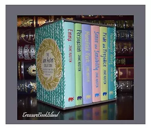 Jane Austen Collection New Hardcover Deluxe Sealed Box Gift Set Collectible - Picture 1 of 10