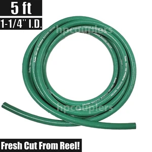 5 ft 1-1/4" ID FlexFab 5521 Green Silicone Heater Hose 32mm Radiator Coolant - Picture 1 of 2