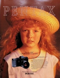 VINTAGE 1980s Print Ad ~ Pentax A3000 35mm Camera ~ The Freedom to be Your Best - Picture 1 of 1