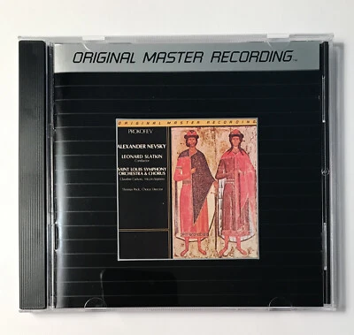 Prokofiev Alexander Nevsky Op 78 CD MFSL Original Master Recording Slatkin Foto 1 de 4