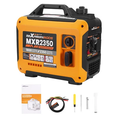 Inverter Generator Portable Silent 2350W Max Generators Pure Sine Wave USB Port - Image 1 of 4