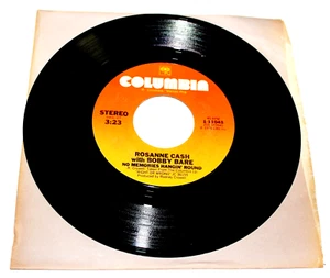 Rosanne Cash Country Music Jukebox 45 Record Columbia Records - Foto 1 di 4