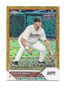 Topps Pro DeBut 2023 cromo IVAN MELENDEZ oro 10/50 -VISALIA CRUWHIDE- #PDC-149 - Imagen 1 de 1