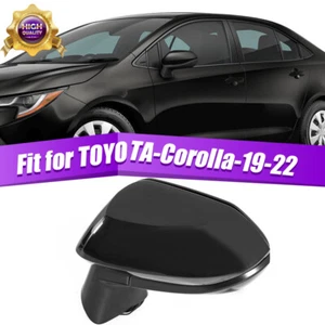 Espejo retrovisor térmico eléctrico lateral izquierdo negro plegable manual para Toyota Corolla 2019-22 SE - Imagen 1 de 13