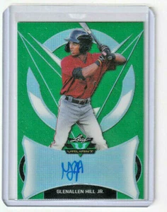 2019 GLENALLEN HILL JR LEAF VALIANT AUTO ROOKIE GREEN REFRACTOR #59/99 MINT HOT - Picture 1 of 1