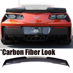 Alerón labial trasero Z06 etapa 3 para Corvette C7 14-19 aspecto de fibra de carbono - Imagen 1 de 8