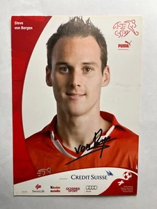 STEVE VON BERGEN-National Team SWITZERLAND 2011-SFV-ASF-Hertha-Cesena-Palermo-AK - Picture 1 of 2