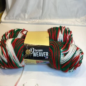 Dream Weaver Lot Of 2 Multi Color Acrylic 5 Oz Skein Of Yard - Picture 1 of 6