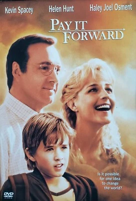 "Pay It Forward" DVD w/ Kevin Spacey, Helen Hunt, Haley Joel Osment, 123Min. Foto 1 de 4