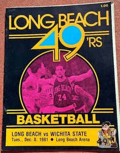 12/2/81 Wichita State at Long Bech State NCAA Basketball Program - Picture 1 of 1