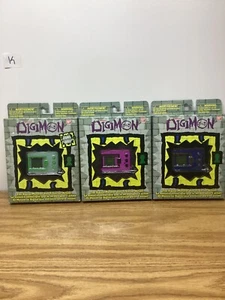 Bandai Digimon Tamagotchi Glow In The Dark, Purple & Blue Digivice Digital Pet - Picture 1 of 16