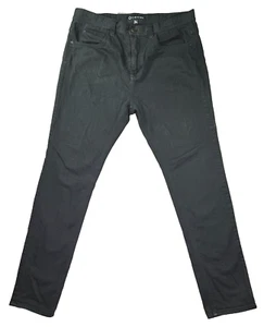 Empyre Jeans Mens 34x29 Black Zip Verge Stretch Skate Grunge Gorp Y2K Casual - Picture 1 of 12