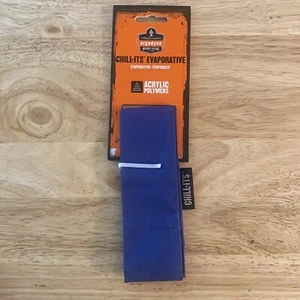 Bandana de enfriamiento azul evaporativo de cierre de lazo Ergodyne Chill-Its 6700 - Imagen 1 de 2