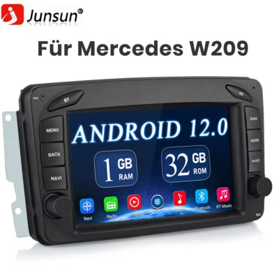 Für Mercedes Benz C CLK Klasse W203 W209 Autoradio Android 12.0 GPS Navi SWC DAB - Bild 1 von 4