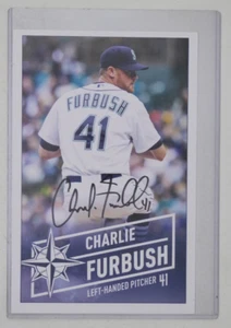CHARLIE FURBUSH MLB Seattle Mariners Autographed Signed 5.5x8.5 Photo - Picture 1 of 11