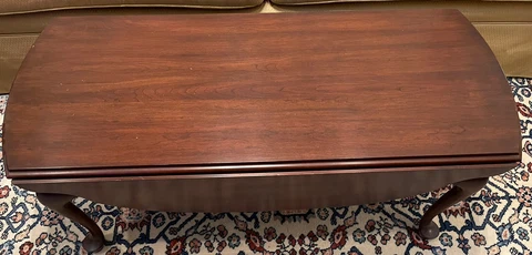 Henkel Harris Cherry Dropleaf Coffee Table Style 5234 Finish 22 Cover