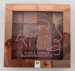 L'Oreal Eyes & Cheeks Blushing Palette Emotions Nude 15g NEW - Picture 1 of 2