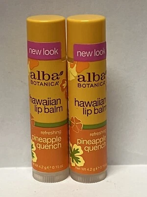 Alba Botanica Bálsamo Labial Hawaiano Refrescante Piña Apagador (Pack de 2) Foto 1 de 2