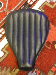 Leather On The Frame Motorcycle Seat Black 2005 Harley Sportster 1200 883 48 - Picture 1 of 12