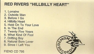 Red Rivers – Hillbilly Heart. Promo Cassette Tape - Picture 1 of 4