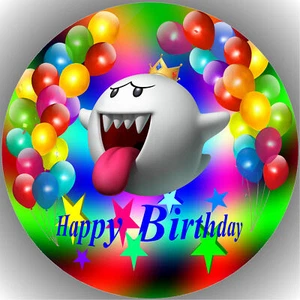 Tortenaufleger Geburtstag Party Tortenbild Fondant - Oblate Super Mario P22 - Bild 1 von 1