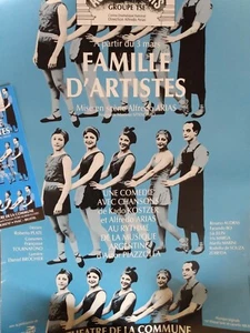 Poster + Programa Original de Famille d'artistes Alfredo Arias & Astor Piazzolla - Picture 1 of 3
