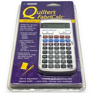 NEU Quilter's FabriCalc Modell 8400 VERSIEGELT im Paket Stoffrechner Neu aus altem Lagerbestand - Bild 1 von 2