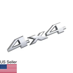 For Jeep Grand Cherokee Compass Wrangler Chrome 4x4 Letter Off-Road Emblem Badge - Picture 1 of 9