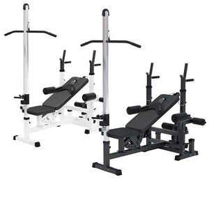 GORILLA SPORTS® Kraftstation Hantelbank Trainingsbank Fitnessstation Multi-Gym - Bild 1 von 36