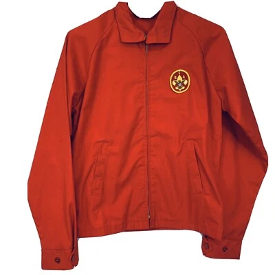 Vintage 1960s Boy Scouts of America Official Jacket Red Talon Zipper Vtg - Image 1 of 4