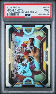 ¡Panini Prizm Chase Young Lockdown 2023! Plata #LD15 PSA 9 - Imagen 1 de 2