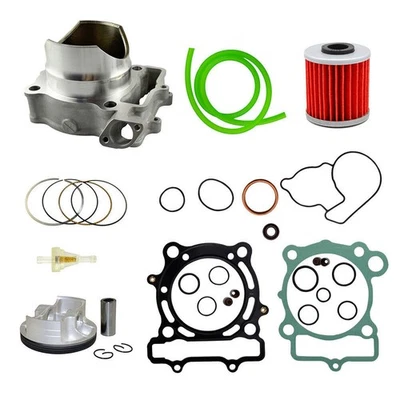 FREE SHIPPING For Kawasaki KX250F 04-08 Cylinder Piston Rings Top End Gasket Kit Foto 1 de 4