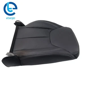 Front Driver Rear Seat Back Cover BLK Synthetic Leather For Jeep Wrangler 13-17 - Foto 1 di 23