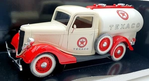 Solido 1/18 Scale Diecast 8027 - Ford Citerne 1936 Texaco - Cream - Picture 1 of 5