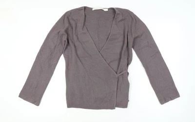 Fenn Wright & Manson Women's Purple XL Merino Wrap Jumper - Image 1 of 4