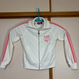 Onitsuka Tiger Track Jacket Rare Size L Pink - Picture 1 of 5