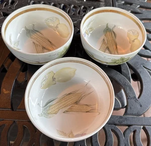 Royal Worcester Evesham Gold 3er Set einzelne Salatschüsseln 5 3/8" Vintage - Bild 1 von 10